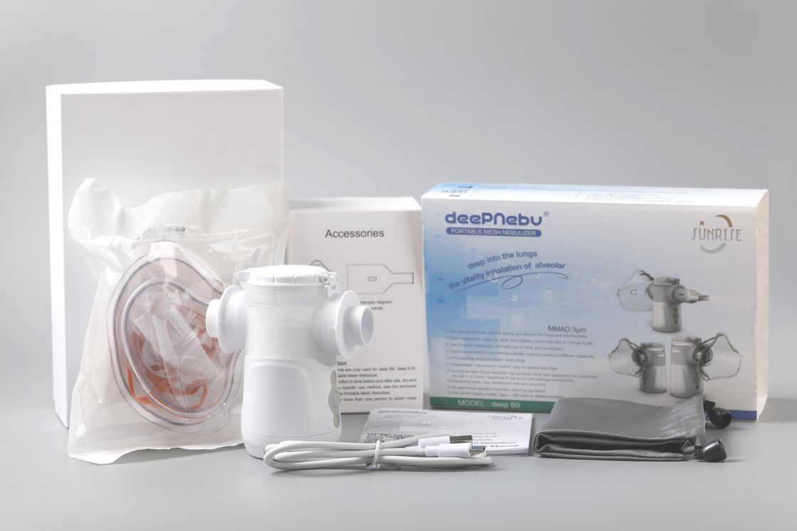 Bronquite asmática de Mesh Nebulizer Machine Vibrating For do inalador de MMAD 3.12μm