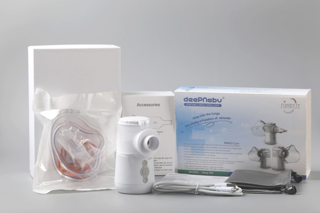 Adulto médico portátil das crianças da asma de Mesh Home Nebuliser Kit Vibrating 3.2μm