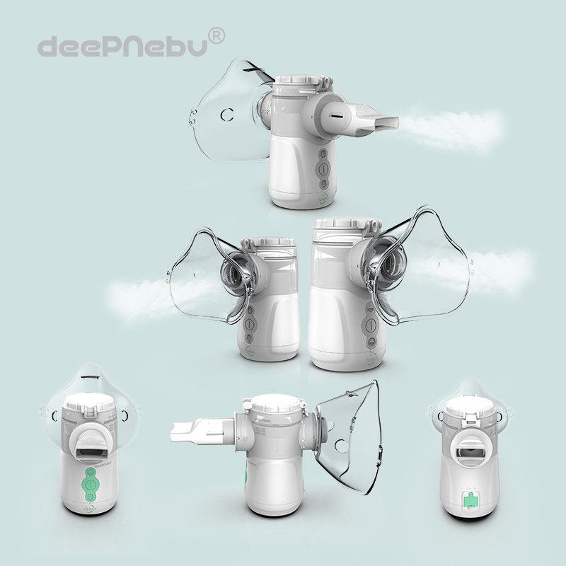 Nova bateria Médica Mudo Mini Mascarinha de Respiração Livre Tosse Nebulizer Copd Máquina Adultos Crianças Saúde Inalador Rede Nebulizar