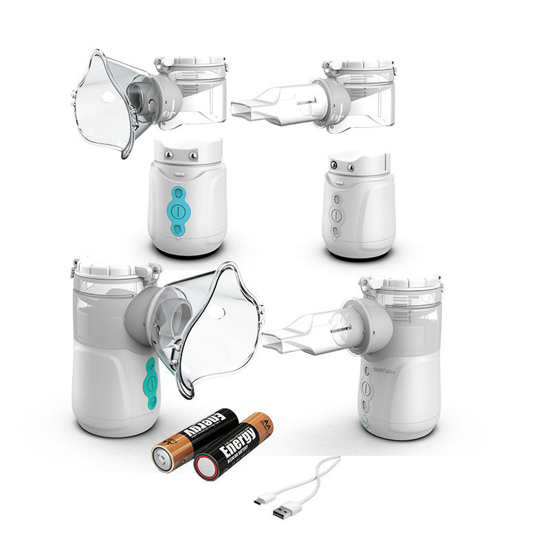 Mini-Atomizador de Drogas para Tosse Nebulizer para Tosse Fria Máquina Bateria Removível Crianças Adultos Doméstico Nebulizer Portátil de Malha