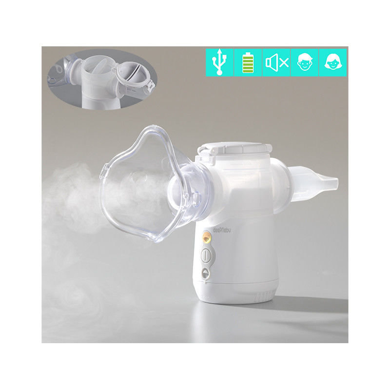 Bateria médica 3μm 40dB de USB do Nebulizer do inalador da asma de Homecare para o adulto das crianças