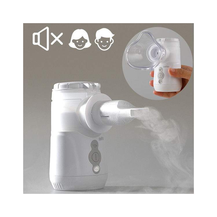 ABS adulto dos PP da alimentação de DC da máquina do Nebulizer da terapia do aerossol de 3.6μm para frio
