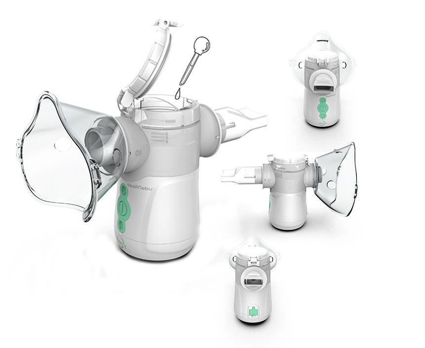 PC clínico 3.06μm do ABS de Mesh Nebulizer For Asthma Cough IPX4 PP do médico do efeito