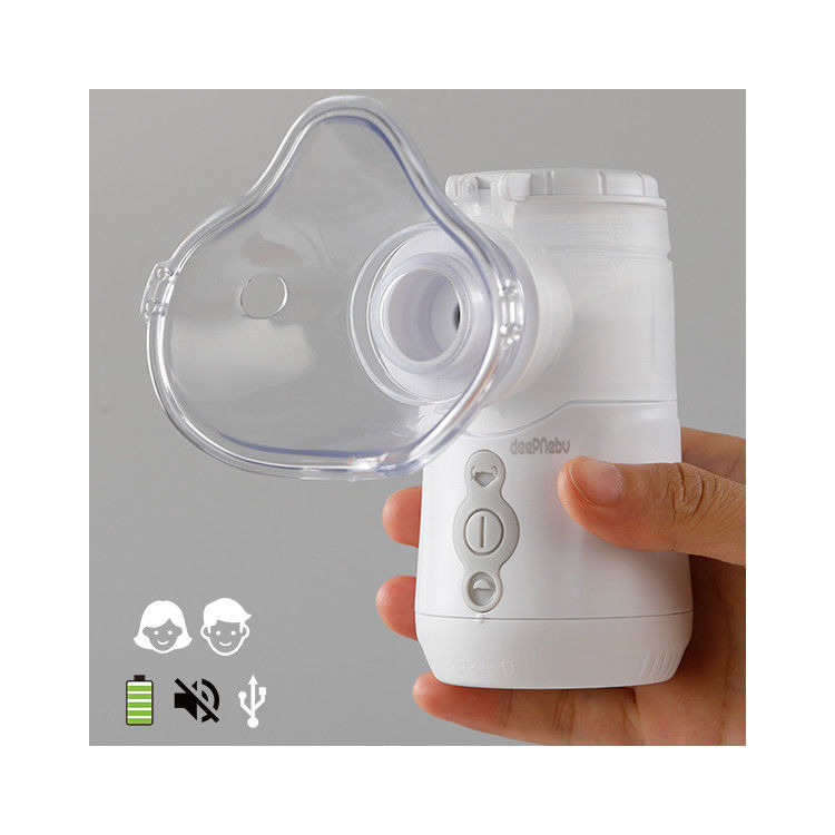 Vias respiratórias Mini Mesh Nebulizer Machine inalador da droga do aerossol de 2,5 - de 3.6μm