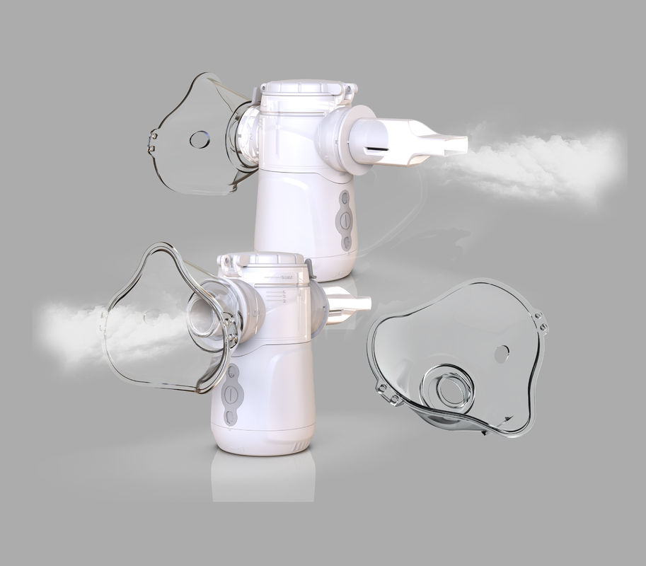 máquina 110kHz de duplo canal 1.1μm - 3.6μm de 0.5mL/Min Home Use Adult Nebulizer