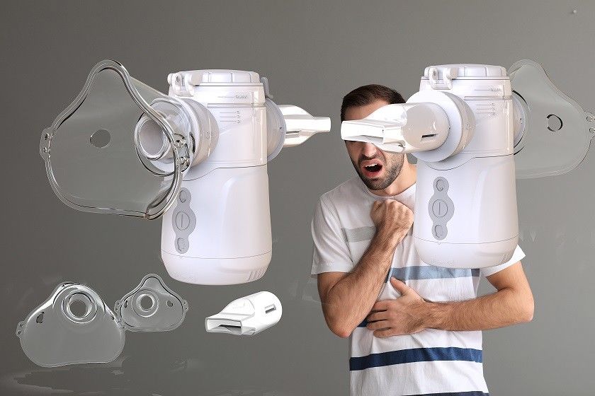 Nebulizer portátil com nível de ruído de ≤40dB e tamanho de partícula de ≤3.8μm