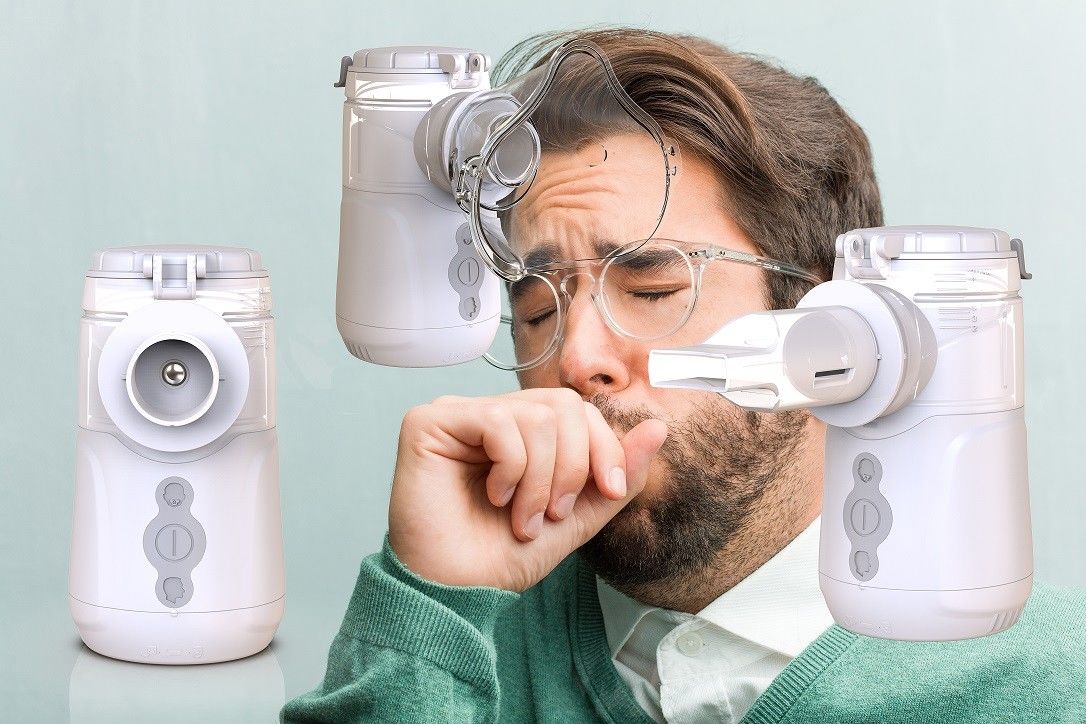 Nebulizer portátil com nível de ruído de ≤40dB e tamanho de partícula de ≤3.8μm