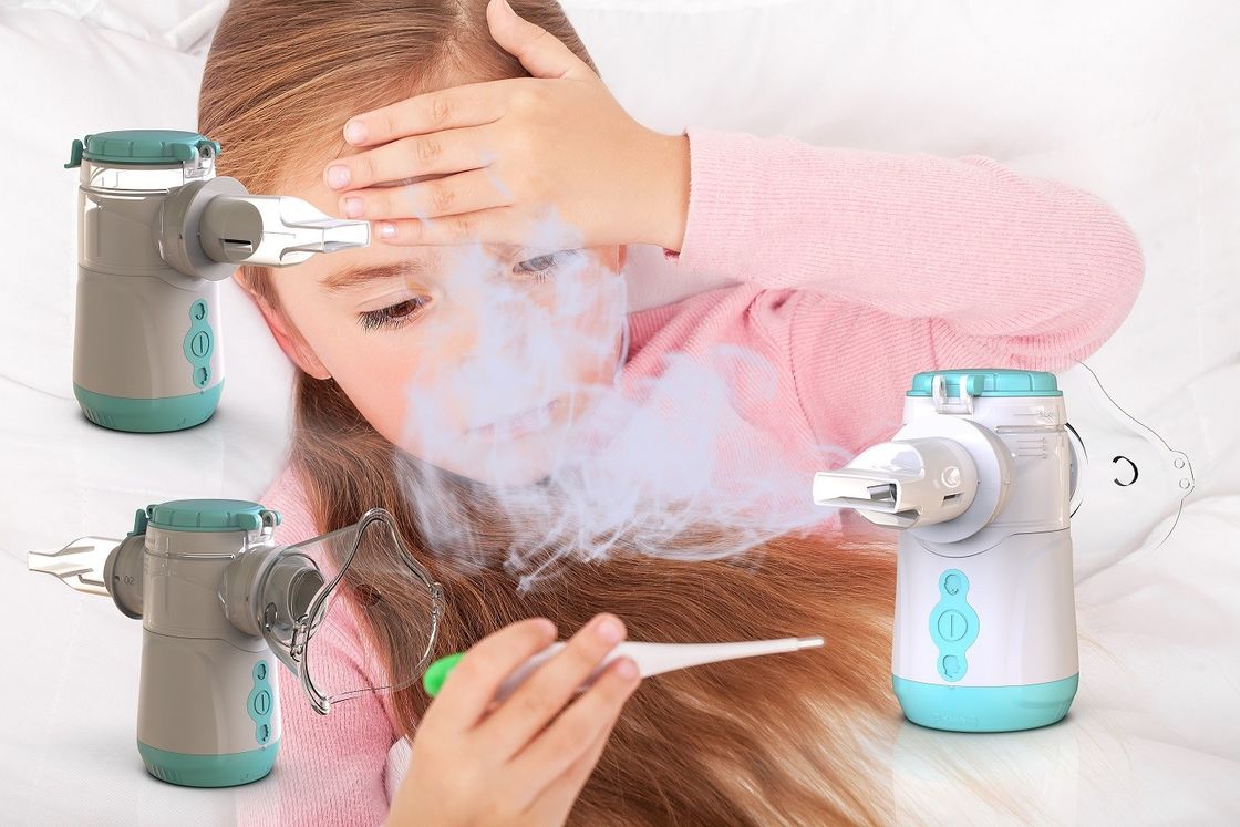 Tipo-c nível de ruído ≤35dB da fonte de energia USB Mesh Nebulizer médico da C.C. USB