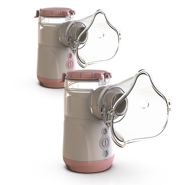 Máquina de inalação de nebulizador branco com caudal ajustável de 0,2-0,6 L/min
