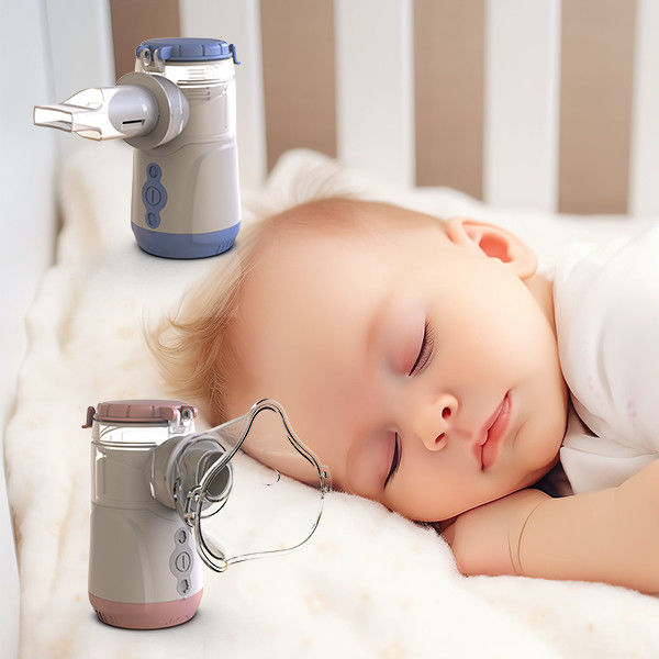 1Nebulizer de malha portátil de 5W com plástico ABS PC médico para 7 dias de bateria