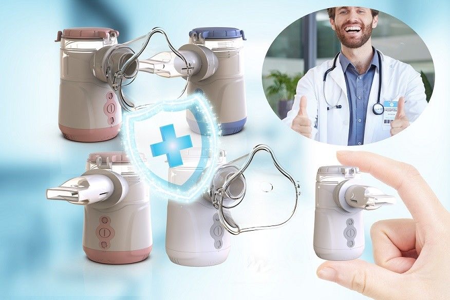 Máquina Nebulizer de malha portátil com frequência de vibração de 105-110Hz para saúde pulmonar