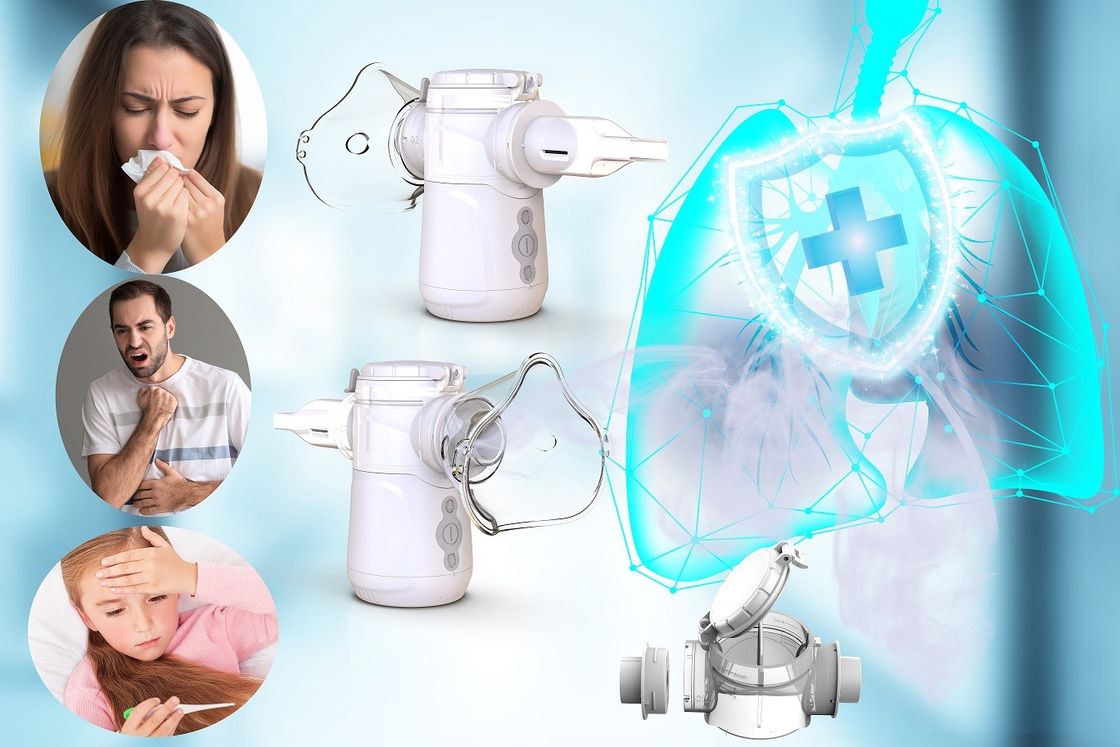 2.0-3.3μm Nebulizador de malha ajustável pediátrico e adulto para administração de pulmões direcionados