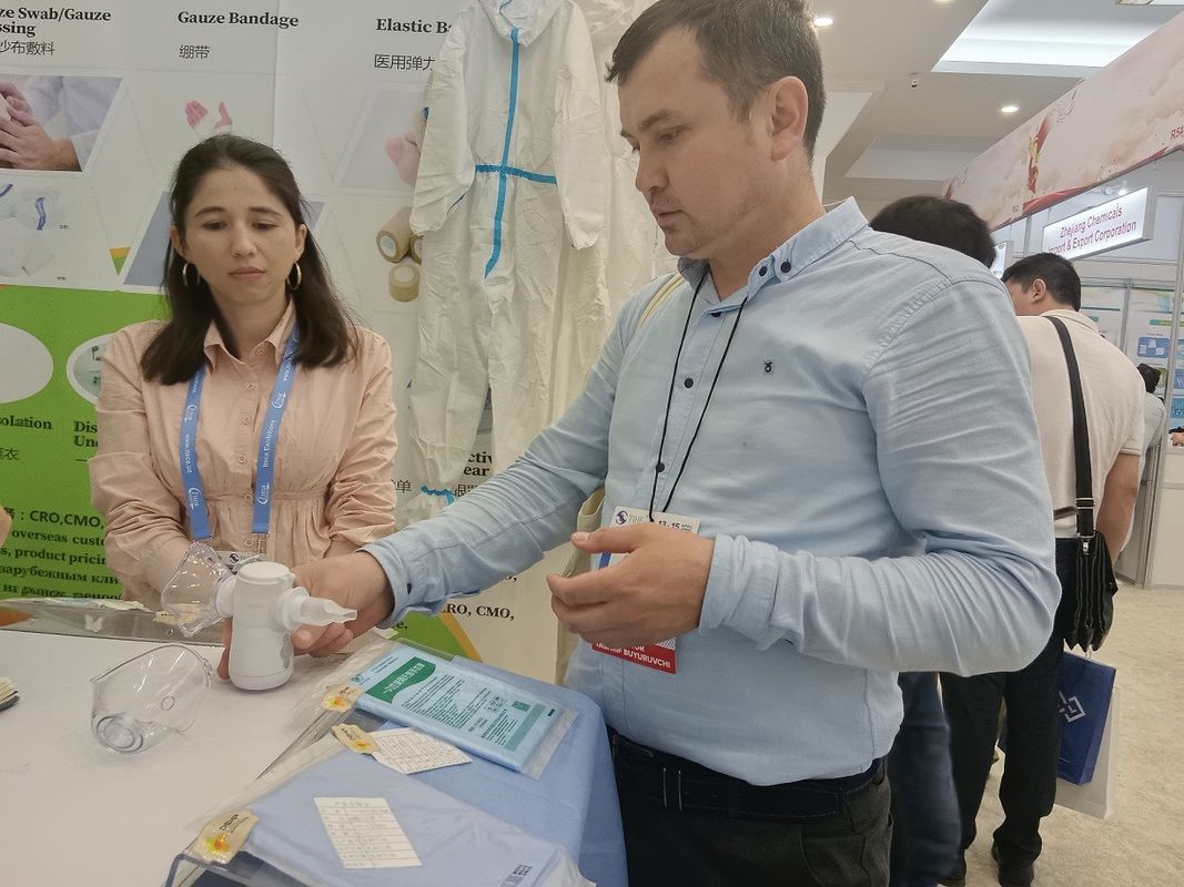 Inalador Tipo Aerosol Inalação Com Respiração Máquina Nebulizer Adultos