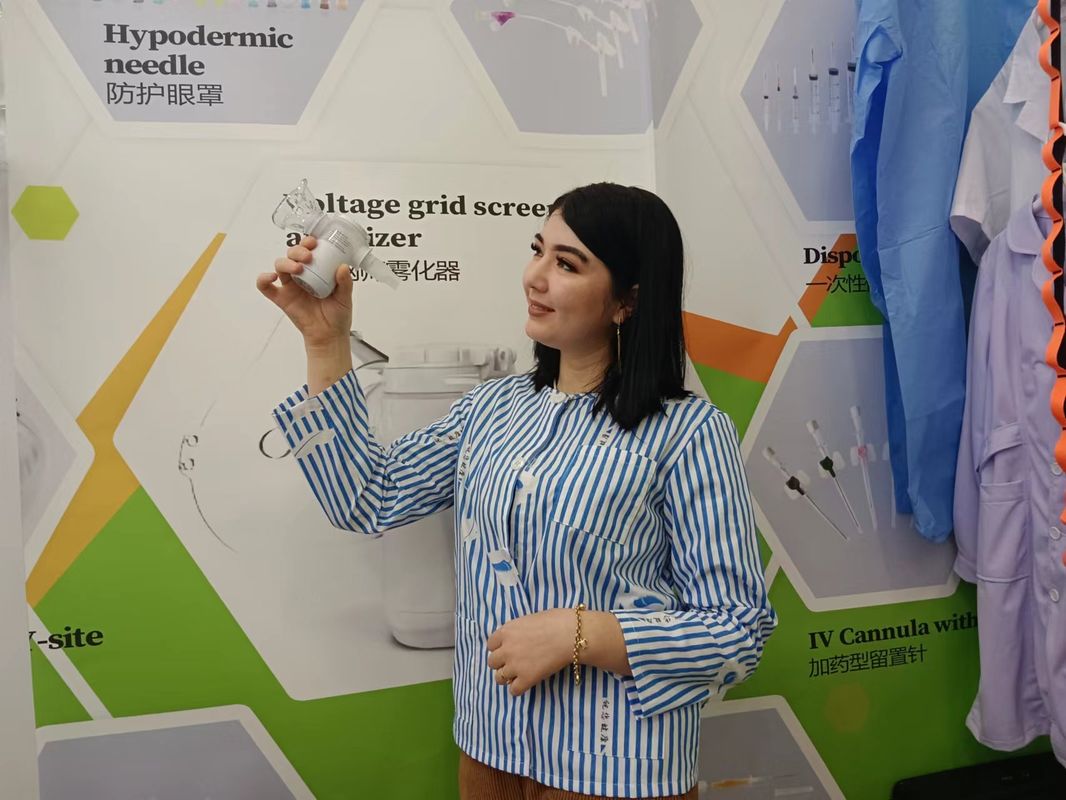 Inalador Tipo Aerosol Inalação Com Respiração Máquina Nebulizer Adultos